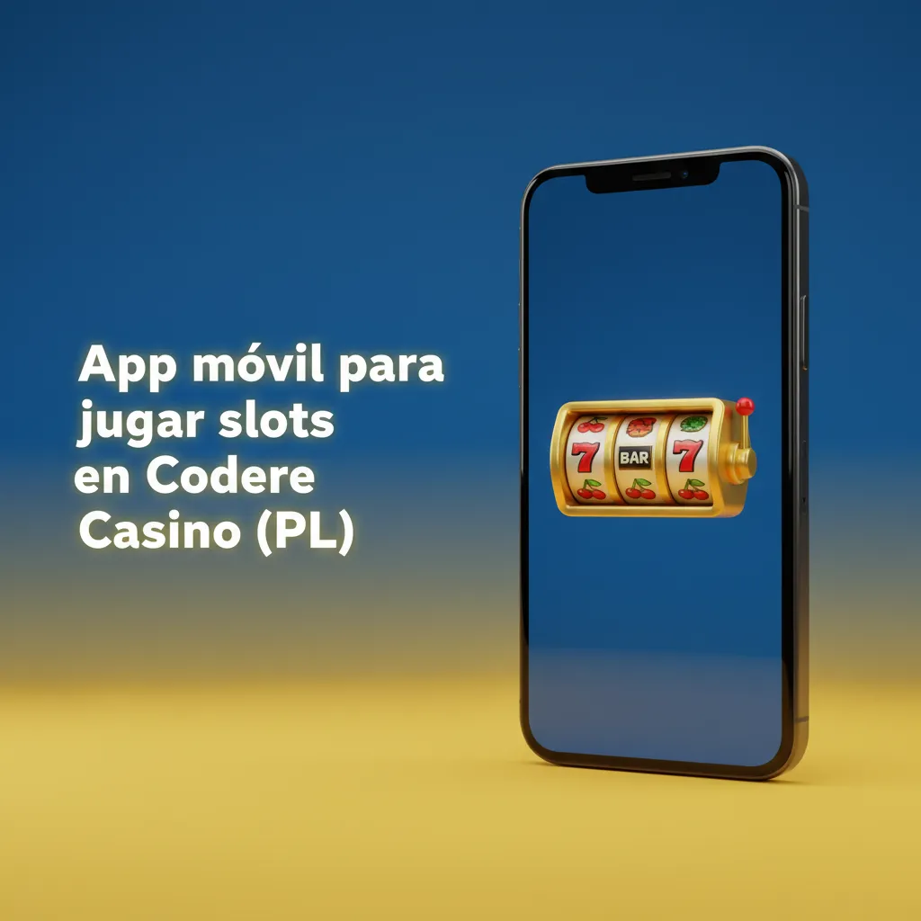 Teléfono mostrando la app de Codere Casino: lobby y tragamonedas en vertical con filtros, saldo y botón de giro