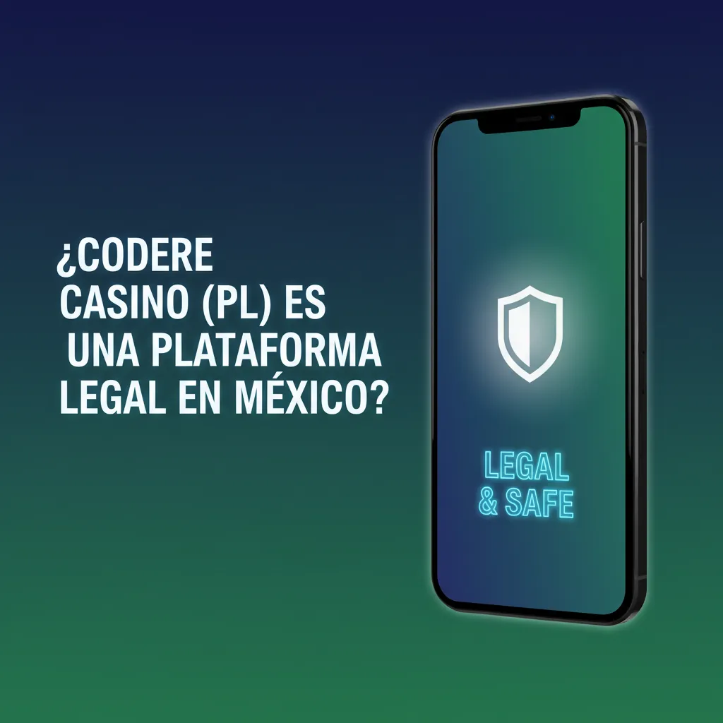 Sello de licencia en México, candado de seguridad y logotipo de Codere Casino (PL), destacando operación legal.
