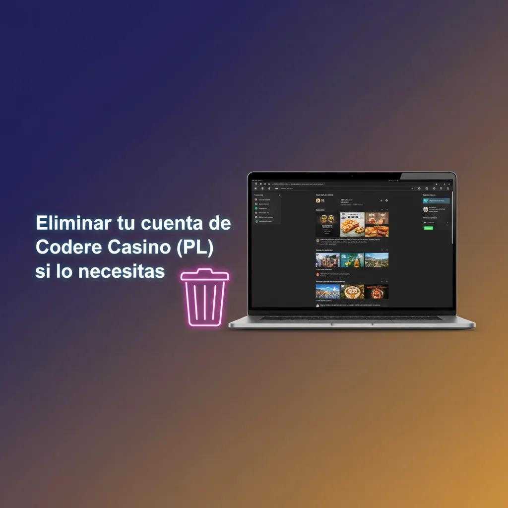 Guía visual para cerrar cuenta de Codere Casino: contacta soporte, verifica identidad, retira saldo y recibe confirmación