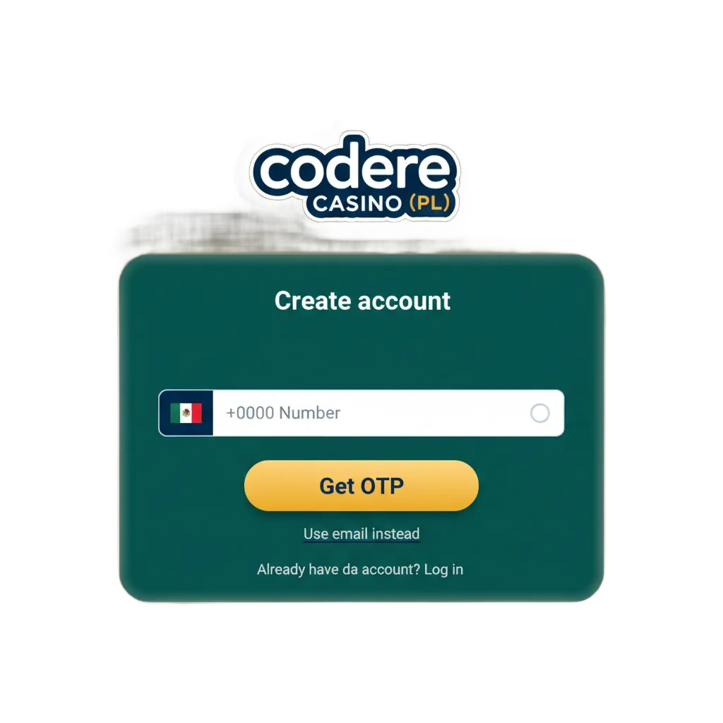 Registro, inicio de sesión y verificación en Codere Casino: app y web, soporte, bono 100% bienvenida, apuestas en México.