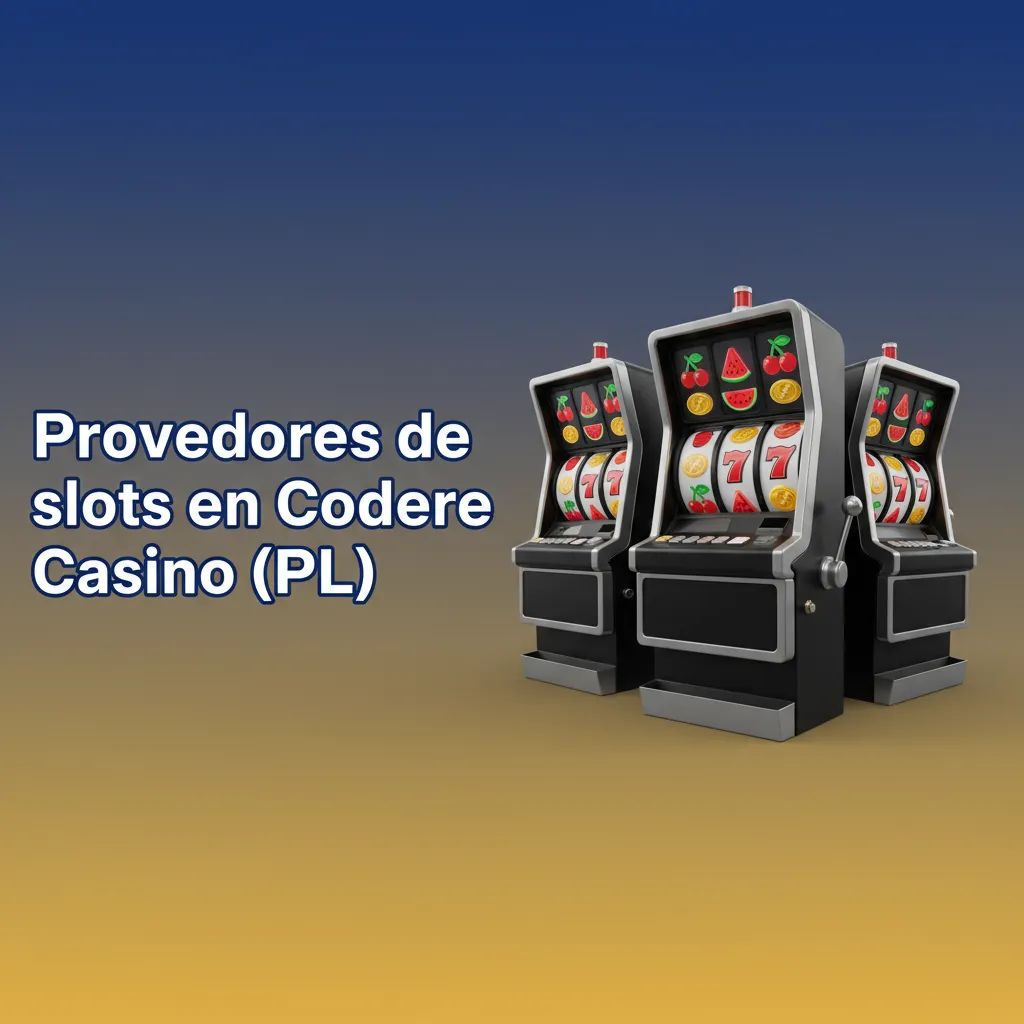 Mosaico de logos de proveedores de slots en Codere Casino (PL): Pragmatic, Play'n GO, NetEnt, Red Tiger, y más de 30.