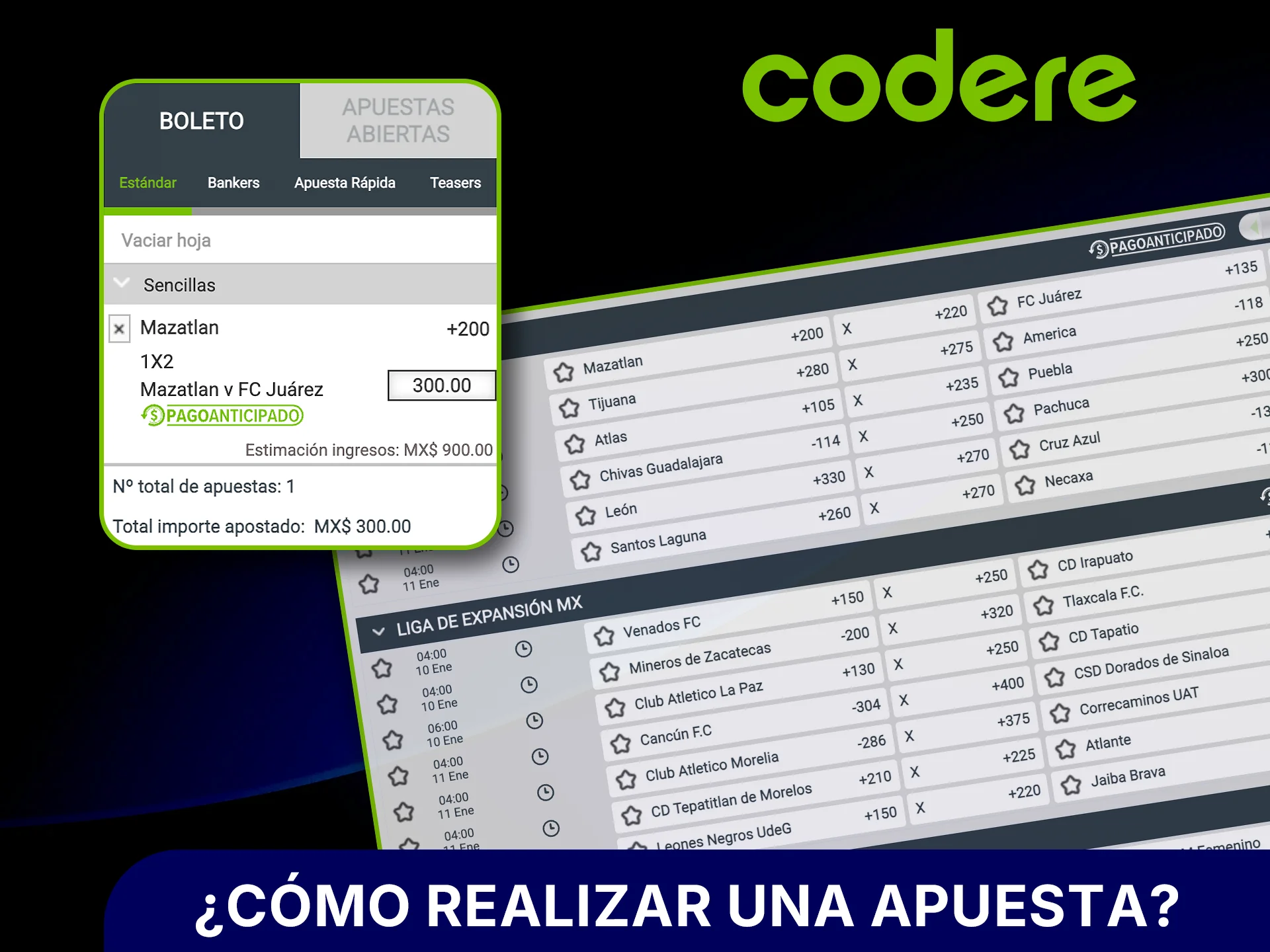 Aprende paso a paso cómo apostar en Codere fácilmente.