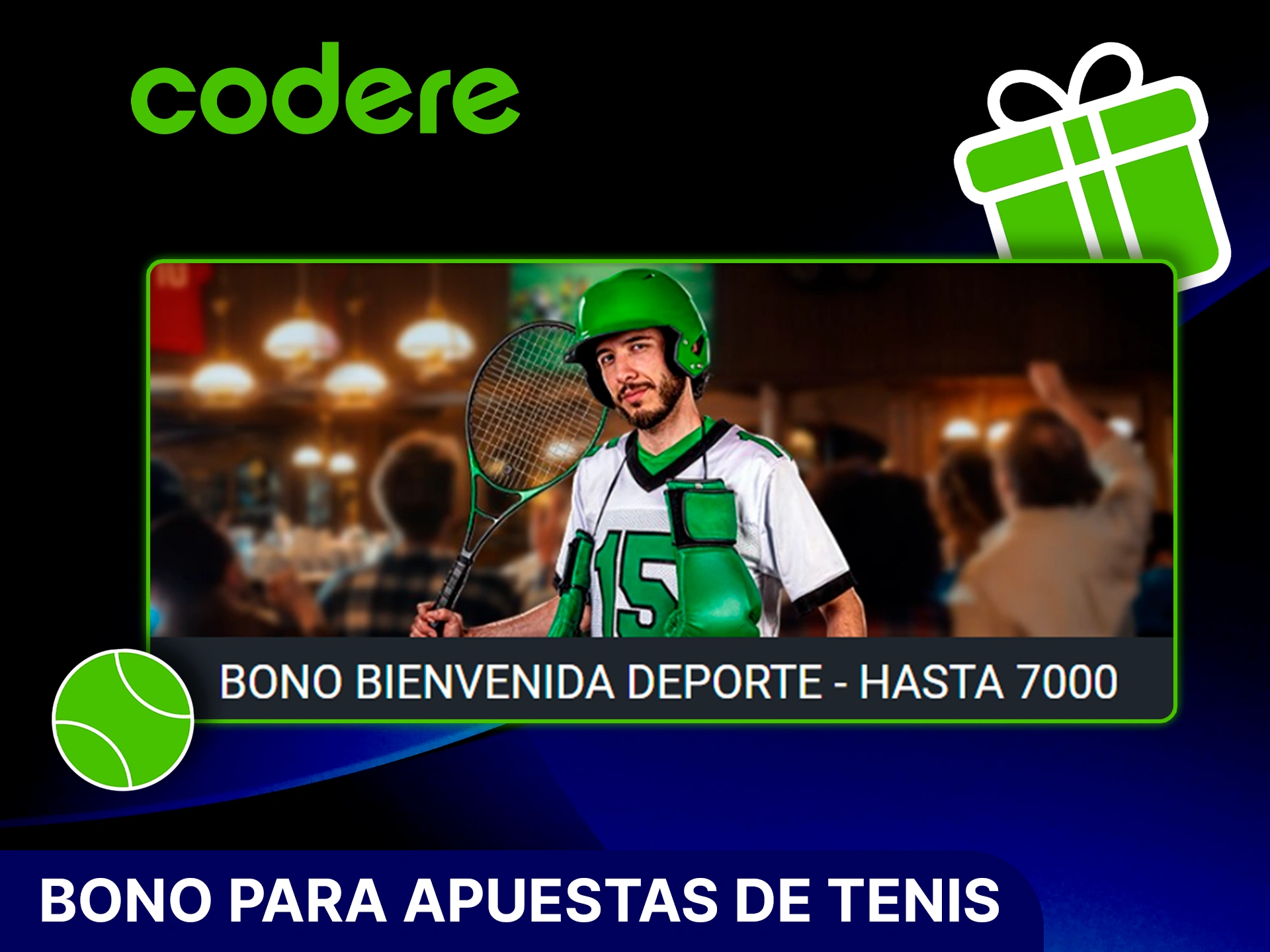 Activa tu bono de tenis en Codere Casino.