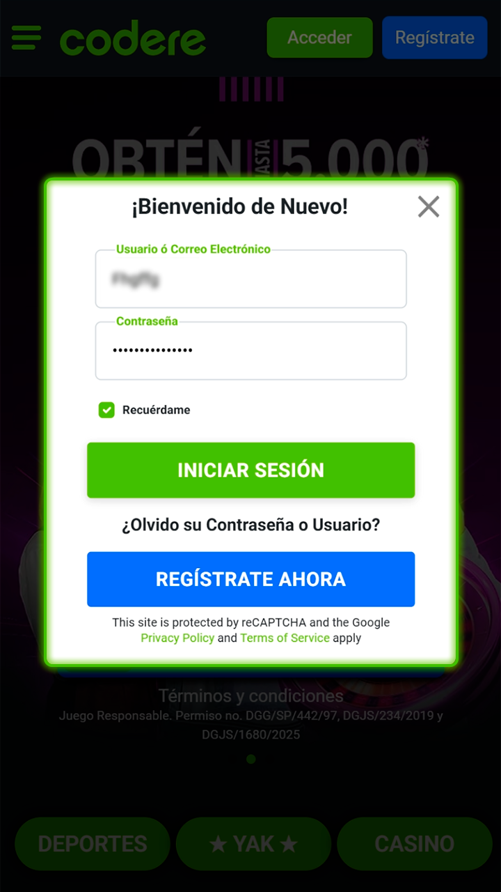 Consulta la lista de tenistas en Codere.